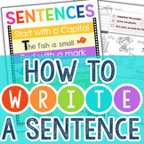 How to Write a Sentence K-2 Curriculum