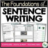 How to Write a Sentence Subject, Verb, Capital, Punctuation: DIGITAL & PRINT 
