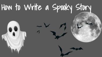 Preview of How to Write a Spooky Story Workbook-Writer's Toolbox