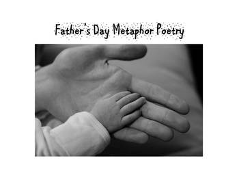 Preview of How to Write a Father's Day Metaphor Poem (power point and lesson plan) Age 7+