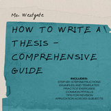 How to Write a Thesis Statement - Comprehensive Guide