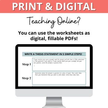 thesis examples for middle school