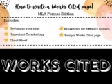 How to Write a Works Cited Page 101 | MLA format | Handout