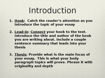 powerpoint on how to write an argumentative essay