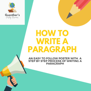 Preview of How to Write an Effective Paragraph Poster
