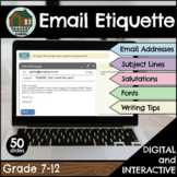 How to Write an Email (Email Etiquette) Google Slides™ [EDITABLE]