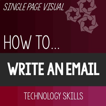 Preview of How to Write an Email Worksheet