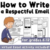 How to Write an Email Worksheet Packet