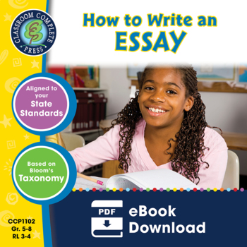 Preview of How to Write an Essay Gr. 5-8 - Distance Learning