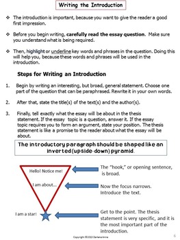 how to write a great essay middle school