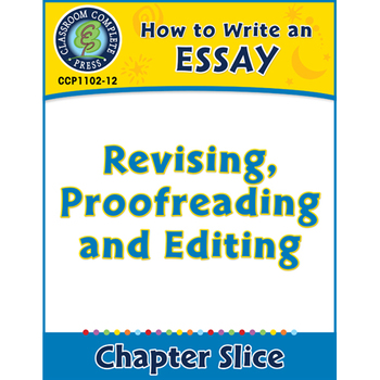 Preview of How to Write an Essay: Revising, Proofreading and Editing Gr. 5-8