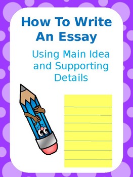 Preview of How to Write an Essay Template