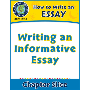Preview of How to Write an Essay: Writing an Informative Essay Gr. 5-8