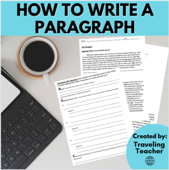 Preview of How to Write an Extended Response & Paragraph: ELA Test Prep, Writing Skills