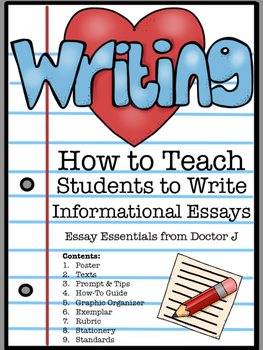 Preview of How to Write an Informational Essay PDF & Google Docs Common Core 3rd 4th 5th