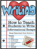 How to Write an Informational Essay PDF & Google Docs Comm