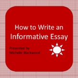 How to Write an Informative Essay