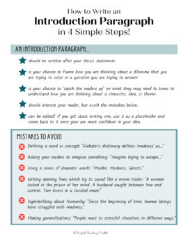how to write an introduction paragraph step by step
