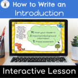 How to Write an Introduction Paragraph for Informational Writing 