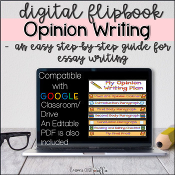 Preview of How to Write an Opinion Essay- A Step by Step Digital Guide