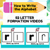 How to Write the Alphabet - 52 Letter Formation Videos