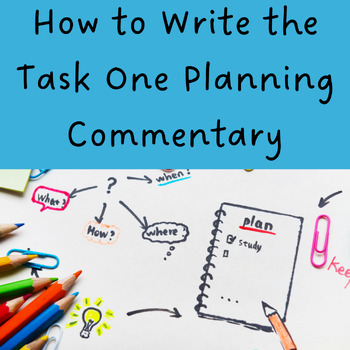 Preview of How to Write the Planning Commentary of TPA