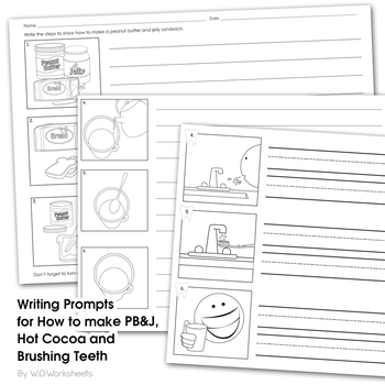 How to Writing Prompts First Grade by WOWorksheets | TpT