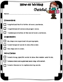 How-to Writing Checklist