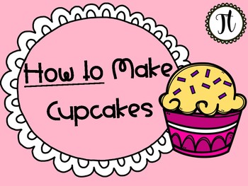 Preview of How to Writing: Cupcakes