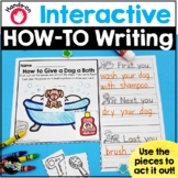 How to Writing Pages: Hands-on Sequencing Kindergarten Writing