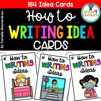 Preview of How to Writing | Picture Writing Prompts | 164 Idea Writing Picture Cards