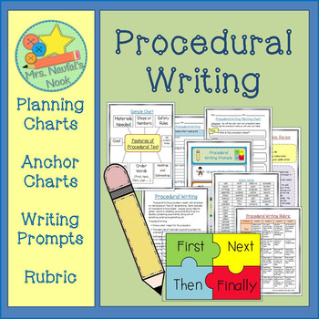 Preview of How to Writing - Procedural Prompts, Graphic Organizers, Charts