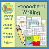 How to Writing - Procedural Prompts, Graphic Organizers, Charts