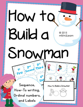 Preview of How-to Writing Sequence Snowman