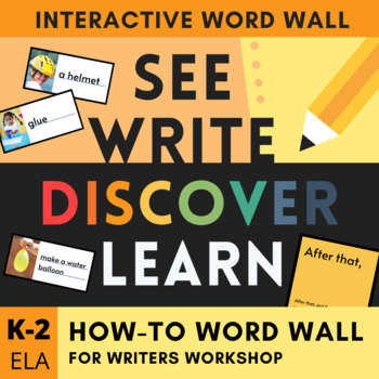 Preview of How-to Writers Workshop Toolkit - Visual and Interactive Word Wall