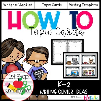 Preview of How to Writing in Kindergarten (topic cards)