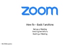 How to Zoom Tutorial Distance Learning