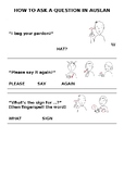 How to ask questions - handout or poster