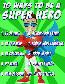 Preview of How to be a Super Hero "Responsibility" Poster
