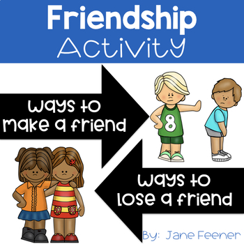 Preview of How to be a good friend | Friendship activity