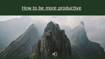 Preview of How to be productive ( Highly recommended on 8 th March)