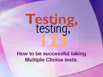 Preview of How to be successful in taking Multiple Choice tests