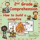 How to build a campfire reading comprehension : 2nd Grade
