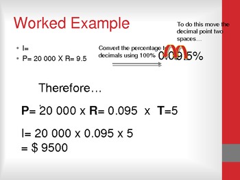 How to calculate Simple Interest by Tangible Teaching Resources | TpT