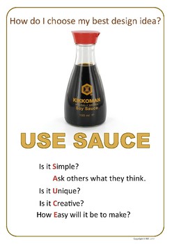 Preview of How to choose my best design idea - SAUCE