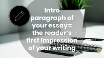 Preview of How to compose an introductory paragraph
