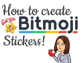 How to create BITMOJI STICKERS!