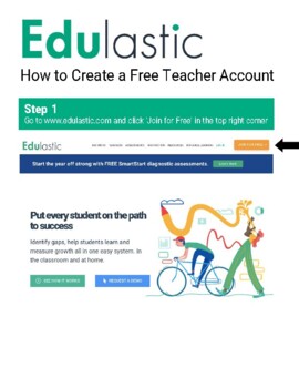 Preview of How to create a Free Teacher Account on Edulastic
