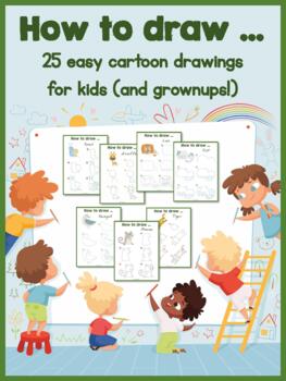 Preview of How to draw - 25 step by step instruction cards