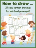 How to draw - 25 step by step instruction cards